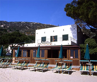 Hotel La Conchiglia on the beach of Cavoli on the Island of Elba