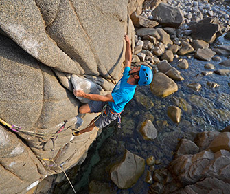Sport: free-climbing Elba island