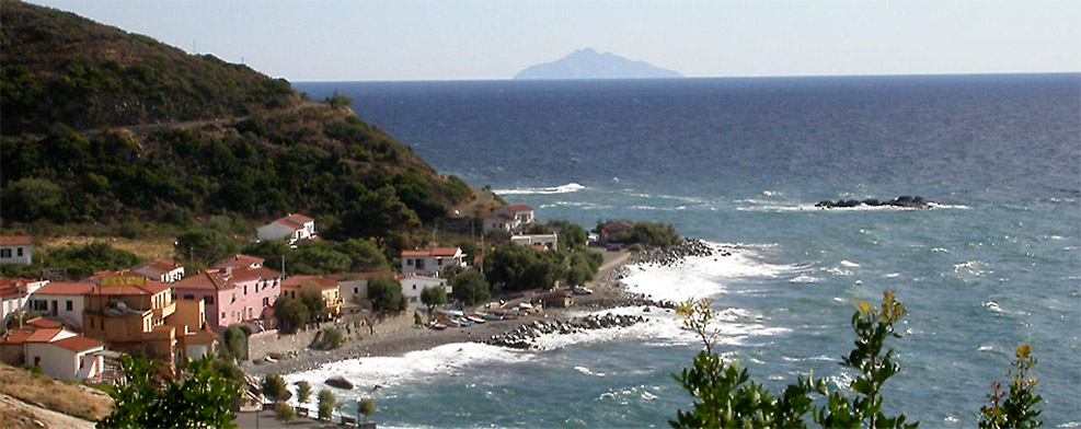 Das Dorf von Pomonte auf der Insel Elba